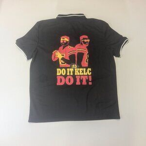 Chiefs Black Polo Shirt Size XL Mahomes Kelce